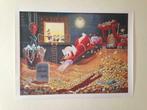 Poster Oncle Picsou - Dagobert Duck - Scrooge McDuck, Collections, Enlèvement ou Envoi, Utilisé, Autres sujets/thèmes, Canevas ou Toile