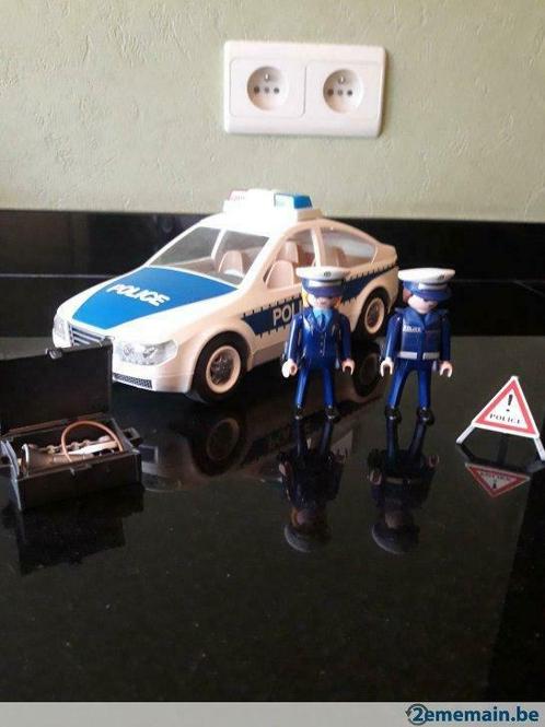 Playmobil 5184 voiture de police, Kinderen en Baby's, Speelgoed | Playmobil, Gebruikt, Ophalen