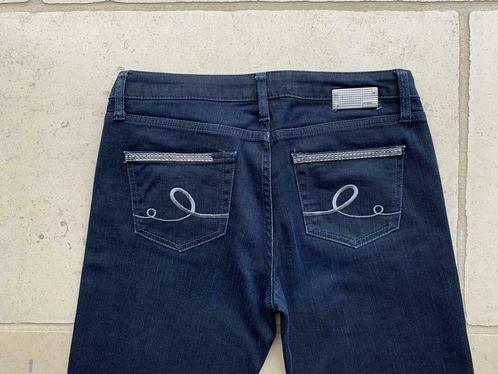 Donkerblauwe effen jeans 'SEVEN' met blinkende fantasie, 27, Kleding | Dames, Spijkerbroeken en Jeans, Zo goed als nieuw, W27 (confectie 34) of kleiner