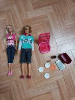 Lot Barbie et Ken au camping - Vintage 2009, Fashion Doll, Utilisé, Enlèvement ou Envoi