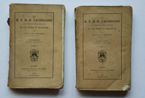 VIE DE LACORDAIRE Chocarne 1880 2 TOMES, Antiek en Kunst, Antiek | Boeken en Manuscripten, Ophalen of Verzenden