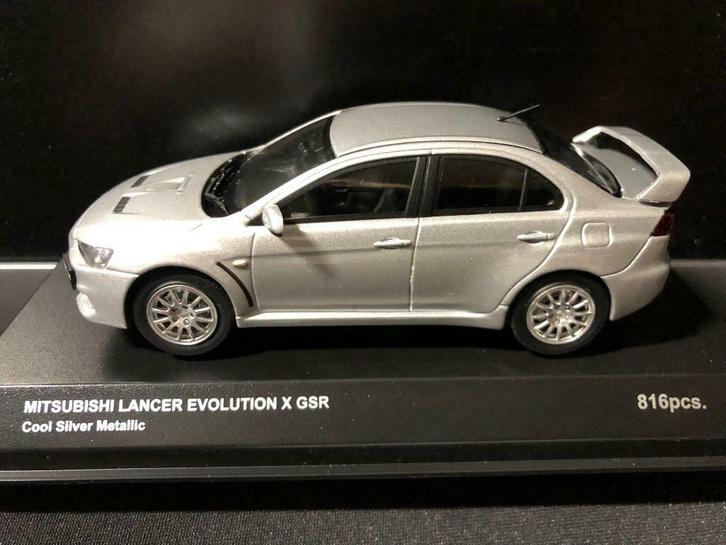 KYOSHO Mitsubishi Lancer Evolution X GSR Limited 816 Stuks, Hobby & Loisirs créatifs, Voitures miniatures | 1:43, Neuf, Voiture
