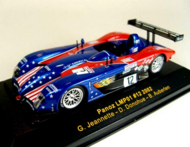 1:43 Ixo Panoz LMP01 Evo #12 Le Mans 2002, Hobby en Vrije tijd, Modelauto's | 1:43, Zo goed als nieuw, Auto, Overige merken, Ophalen of Verzenden
