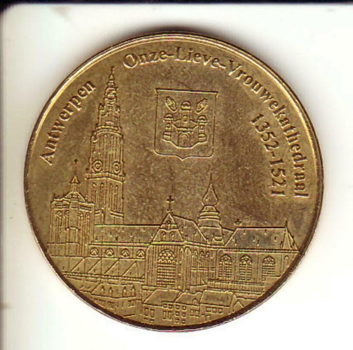 PENNING O.L.V. van ANTWERPEN 2009, Postzegels en Munten, Penningen en Medailles, Overige materialen, Ophalen of Verzenden
