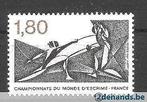 Frankrijk 1981 Championats du monde d'escrime postfris, Postfris