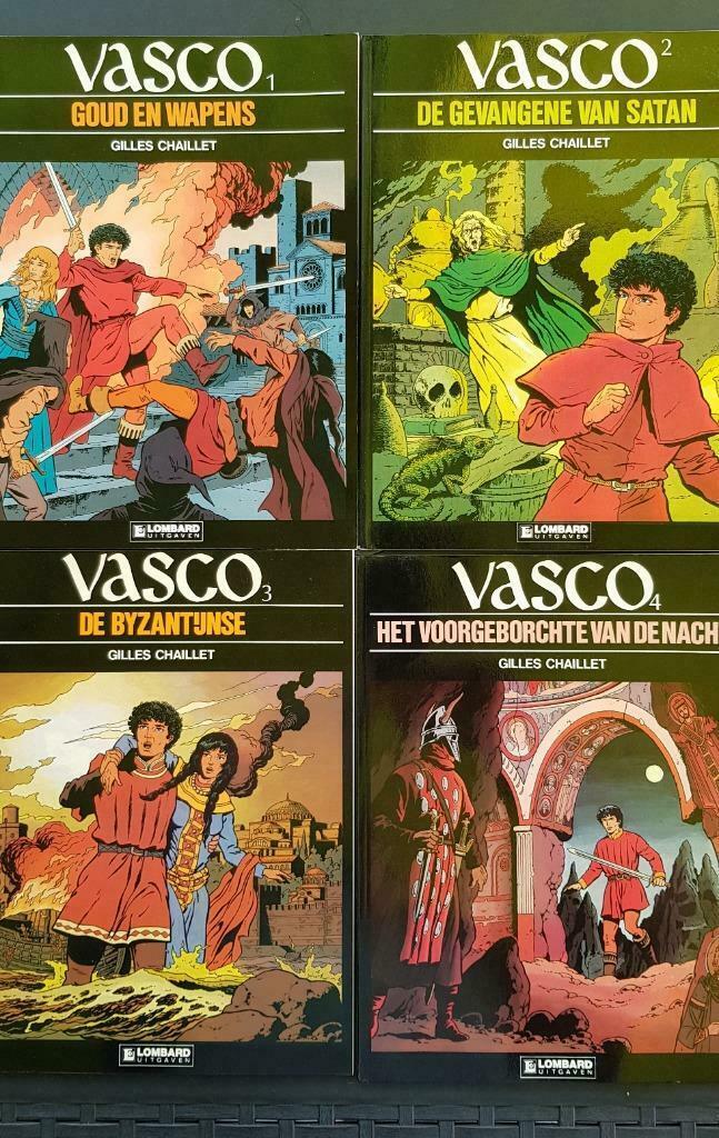 Strips Vasco Le Lombard Chaillet, Boeken, Stripverhalen, Zo goed als nieuw, Meerdere stripboeken, Ophalen