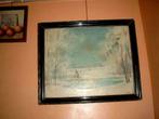 Mooi schilderij Winter landschap, Antiek en Kunst, Ophalen