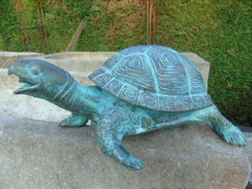 statue d une grosse tortue en bronze jet d eau , nouveau !, Jardin & Terrasse, Pièces d'eau & Fontaines, Neuf, Fontaine, Autres matériaux