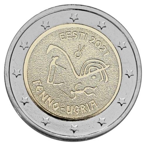 2 euros Estonie 2021 - Peuples finno-ougriens (UNC), Timbres & Monnaies, Monnaies | Europe | Monnaies euro, Monnaie en vrac, 2 euros