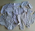 7-delige babyset / beige-wit / NIEUW / 1-3 maand, Enfants & Bébés, Vêtements de bébé | Taille 56, Tex, Garçon ou Fille, Ensemble