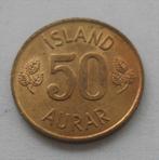 munteenheid - munt EILAND - 50 aurar, Postzegels en Munten, Munten | Europa | Niet-Euromunten, Ophalen of Verzenden, Losse munt