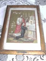 religieus prentje Jezus 28,5 cm H 20 cm B, Antiek en Kunst, Ophalen of Verzenden