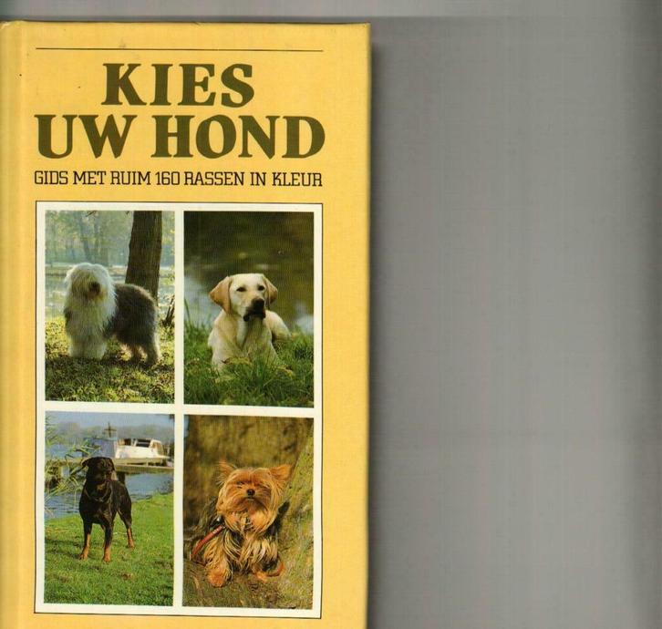 Kies uw hond gids met ruim 160 rassen in kleur Hans Honders/, Boeken, Dieren en Huisdieren, Zo goed als nieuw, Ophalen of Verzenden