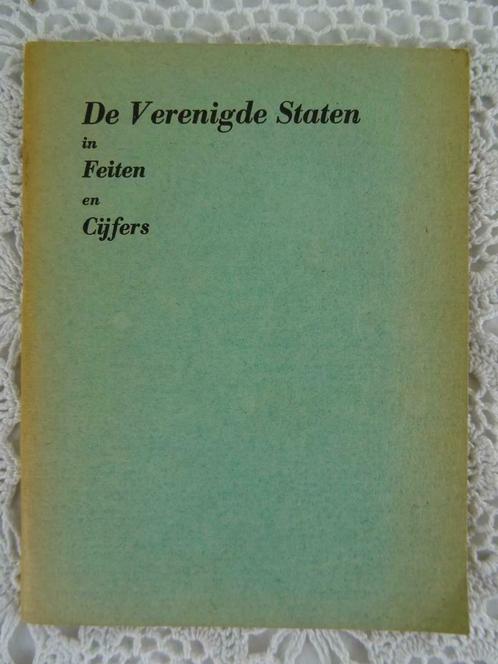 De Verenigde Staten in feiten en cijfers 1951 Antiek boekje, Antiek en Kunst, Antiek | Boeken en Manuscripten, Ophalen of Verzenden