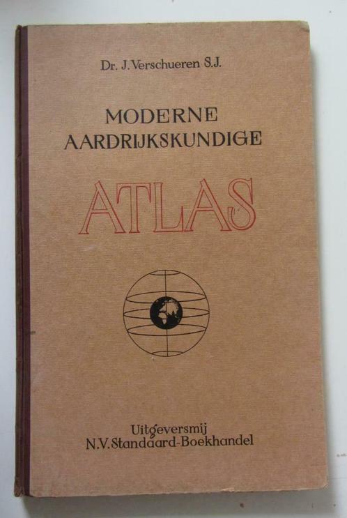Atlas - 1949 - Géographie moderne, Livres, Atlas & Cartes géographiques, Utilisé, Autres atlas, Monde, Enlèvement ou Envoi