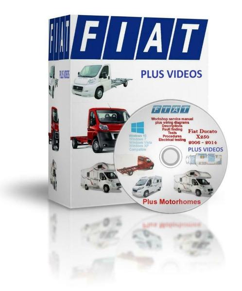 FIAT NUOVO DUCATO X250 2006 - 2014 Fabriekshandleiding Plus, Auto diversen, Handleidingen en Instructieboekjes, Verzenden