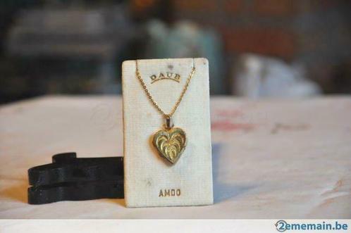 pendentif porte photo coeur avec chaine  andreas daub, Handtassen en Accessoires, Bedels, Nieuw, Ophalen of Verzenden