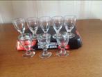 8 Borrelglazen, Ophalen of Verzenden, Zo goed als nieuw