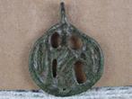 Medaillon archange bronze ca 1300 Trouvaille archéologique, Enlèvement ou Envoi