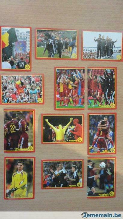 76 afbeeldingen panini rode duivels op 0,10 elk rood boord, Verzamelen, Sportartikelen en Voetbal, Nieuw, Ophalen of Verzenden
