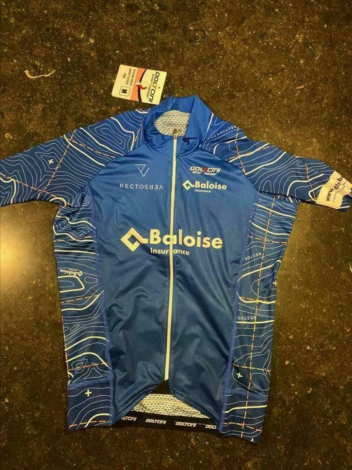 Doltcini shirt Baloise Ladies tour maat M, Kleding | Dames, Sportkleding, Nieuw, Hardlopen of Fietsen, Maat 38/40 (M), Blauw, Ophalen of Verzenden