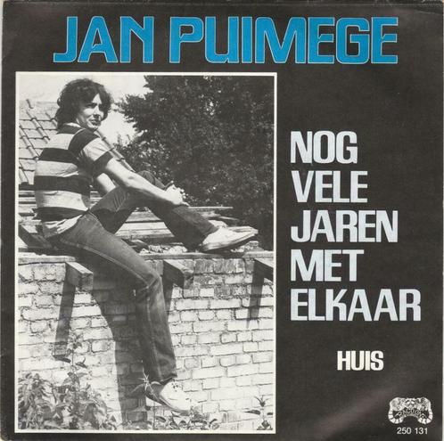 45T: Jan Puimège: Nog vele jaren met elkaar, Cd's en Dvd's, Vinyl | Nederlandstalig, Gebruikt, Overige formaten, Ophalen of Verzenden