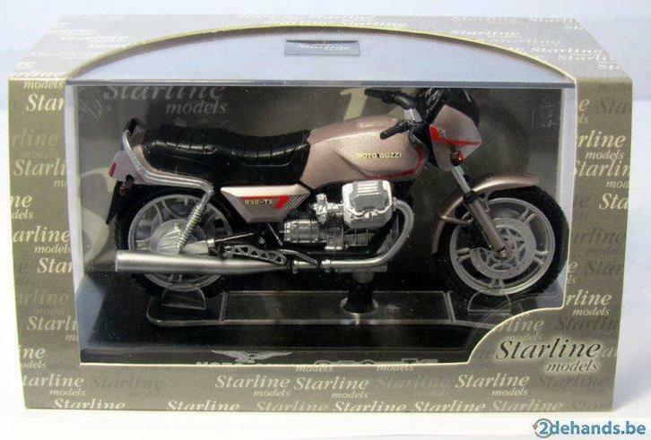 1:24 Starline 990233 Moto Guzzi 850-T5 silver, Hobby en Vrije tijd, Modelbouw | Auto's en Voertuigen, Nieuw, Overige typen, Ophalen of Verzenden