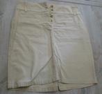 rok maat 36 Hennes - beige touwkleurig geruit 2zakjes achter, Beige, Hennes, Ophalen of Verzenden, Knielengte