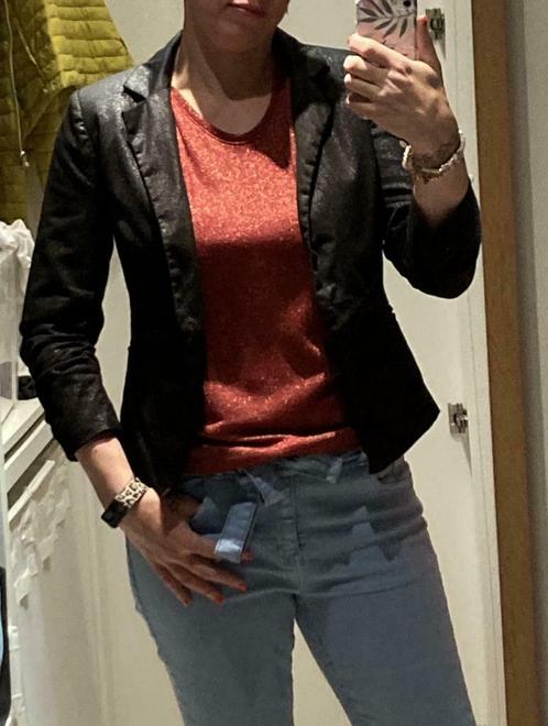 Gecentreerde blazer met glinster in de stof, Kleding | Dames, Jasjes, Kostuums en Pakken, Zo goed als nieuw, Jasje, Maat 36 (S)