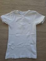 Witte tshirt Maat 134, Ophalen of Verzenden, Gebruikt, Jongen, Shirt of Longsleeve