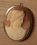 Sieraden. Camay op gouden montuur, Ophalen of Verzenden, Goud, Hanger