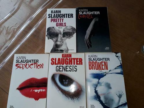 3 livres Karin Slaughter, Livres, Thrillers, Utilisé, Enlèvement