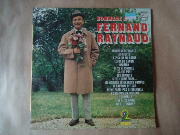 Double 33T  HOMMAGE A FERNAND RAYNAUD Label: Philips 6680 26, CD & DVD, Vinyles | Compilations, Enlèvement ou Envoi