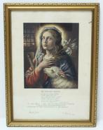 Kader religieus : Maria Jozef Jezus-Heilig Agnes-Géneviève, Antiek en Kunst, Antiek | Religieuze voorwerpen, Ophalen of Verzenden