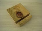 Kleine houten houder met gleuf / kleine display, Minder dan 50 cm, Gebruikt, Ophalen of Verzenden, Minder dan 50 cm
