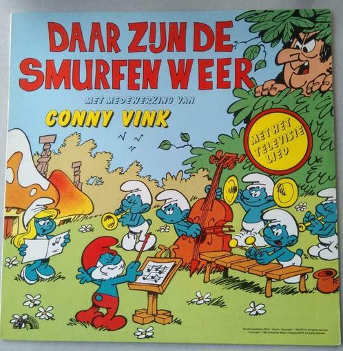 Daar zijn de smurfen weer – met Conny Vink  – LP, Cd's en Dvd's, Vinyl | Nederlandstalig, Overige genres, 12 inch, Ophalen of Verzenden