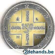 2 Euro munt 150j Rode Kruis, Postzegels en Munten, Munten | Europa | Euromunten, 2 euro, Ophalen of Verzenden