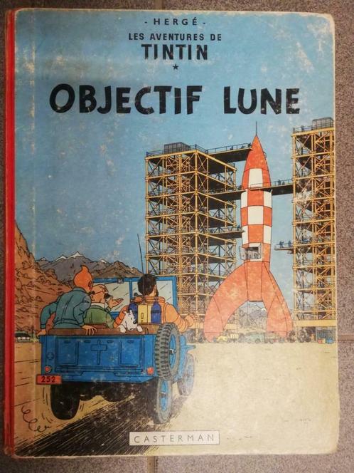 Hergé Tintin: Objectif Lune, 1953, Collections, Collections Autre, Utilisé, Enlèvement ou Envoi