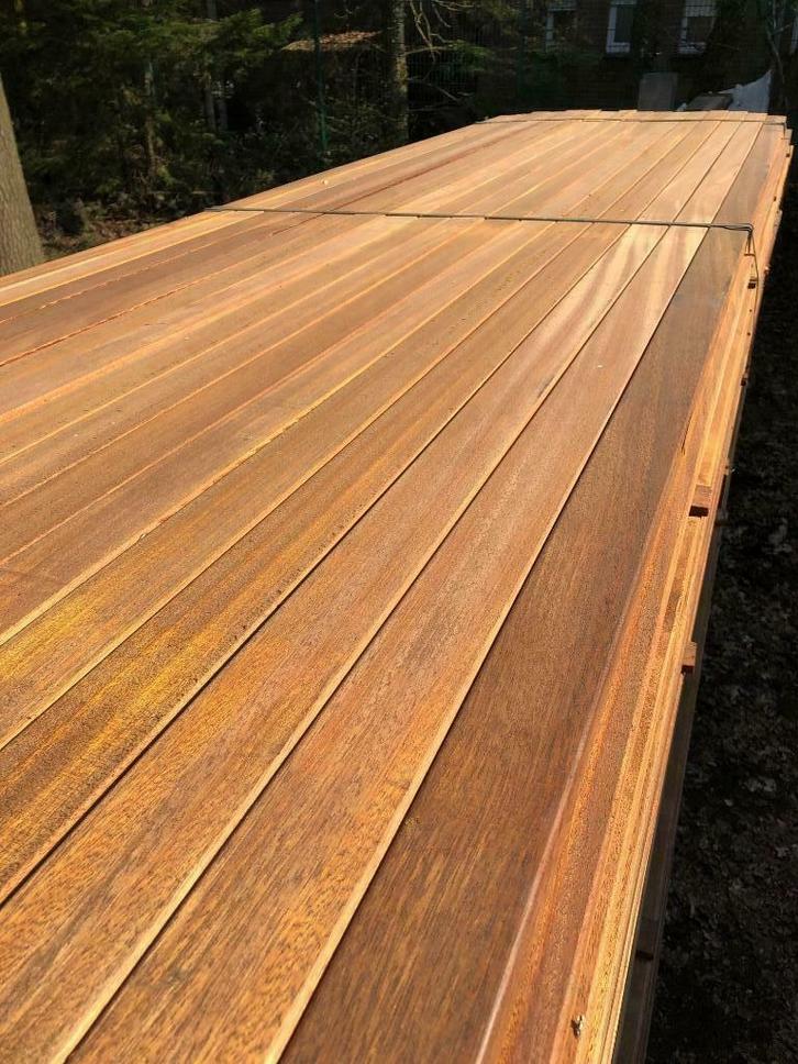 CHEVRONS LAMBOURDES MADRIER SOLIVES IPÉ TERRASSE PLANCHES, Doe-het-zelf en Bouw, Hout en Planken, Ophalen of Verzenden