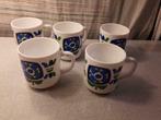 5 mobiltassen, mokken, bekers blauw, Ophalen of Verzenden