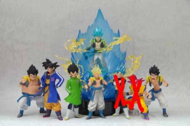 dragon ball 6 figurines gashapon HG premium fusion japan, Collections, Statues & Figurines, Neuf, Autres types, Enlèvement ou Envoi