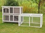 Clapier XXL avec enclos clapier lapin furet chinchilla NEUF, Animaux & Accessoires, Envoi, Neuf