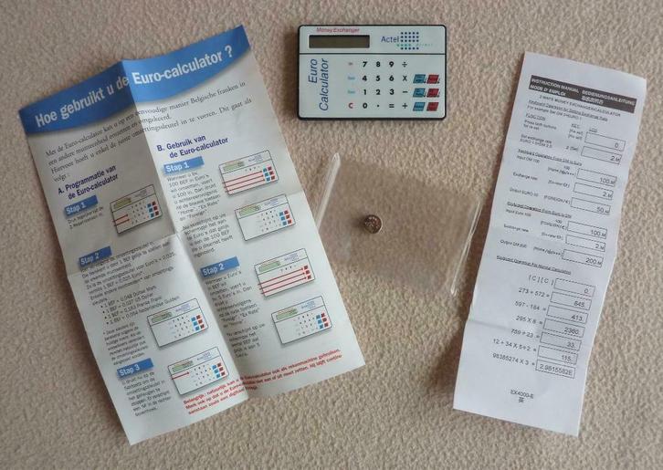 Euro calculator zakformaat, Diversen, Typemachines, Nieuw, Ophalen of Verzenden