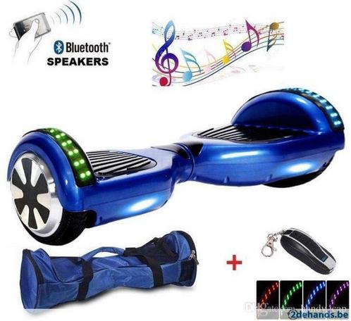 Hoverboard 6,5" Bluetooth + machnetische Gyroscoop ( rbg led, Sports & Fitness, Patins à roulettes alignées, Neuf, Enlèvement ou Envoi