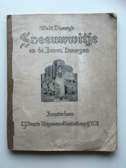 Sneeuwwitje (1939), Antiek en Kunst, Antiek | Boeken en Manuscripten, Ophalen of Verzenden
