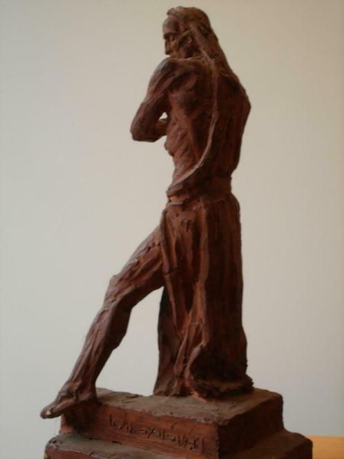 Alphonse DARVILLE 1931 Lazare ressuscité terre cuite, Antiquités & Art, Art | Sculptures & Bois, Enlèvement