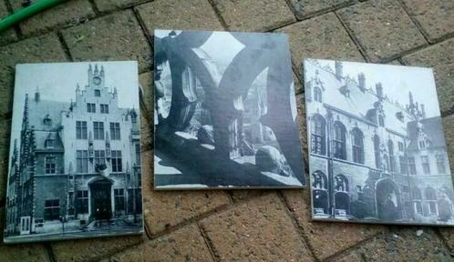 3 foto's  Mechelen jaren 80 verzameling traphal of inkomhal, Huis en Inrichting, Woonaccessoires | Schilderijen, Tekeningen en Foto's