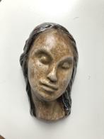 Marie zandsteen gezicht ondertekend Armogres, Antiek en Kunst