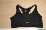 zwarte sportbh maat S, Maat 46 (S) of kleiner, Zwart, Fitness