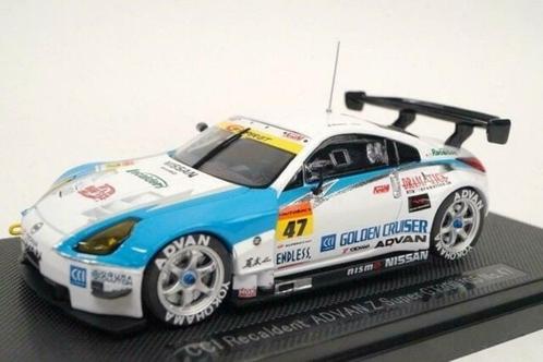 1:43 Ebbro Nissan 350 Z Nismo Super GT 300 2005 wit, Hobby & Loisirs créatifs, Modélisme | Voitures & Véhicules, Comme neuf, Voiture